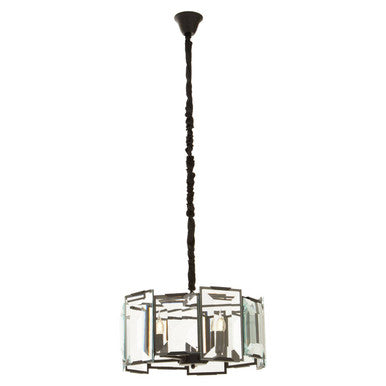 Babylon Black 6 Light Chandelier