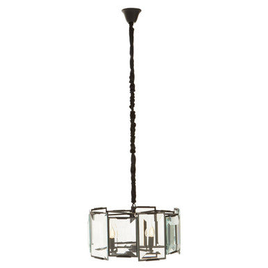 Babylon Black 6 Light Chandelier