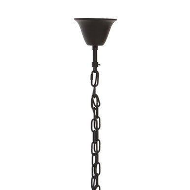Babylon Black Six Bulb Chandelier
