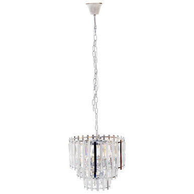 Babylon Eight Bulb Chrome Chandelier