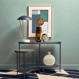 Newton Black Metal Shade Table Lamp - Image 2