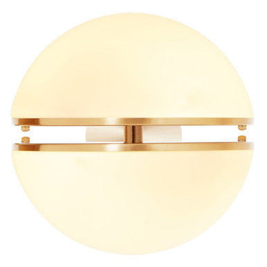 Abira Brushed Brass Ball Wall Light - Image 3