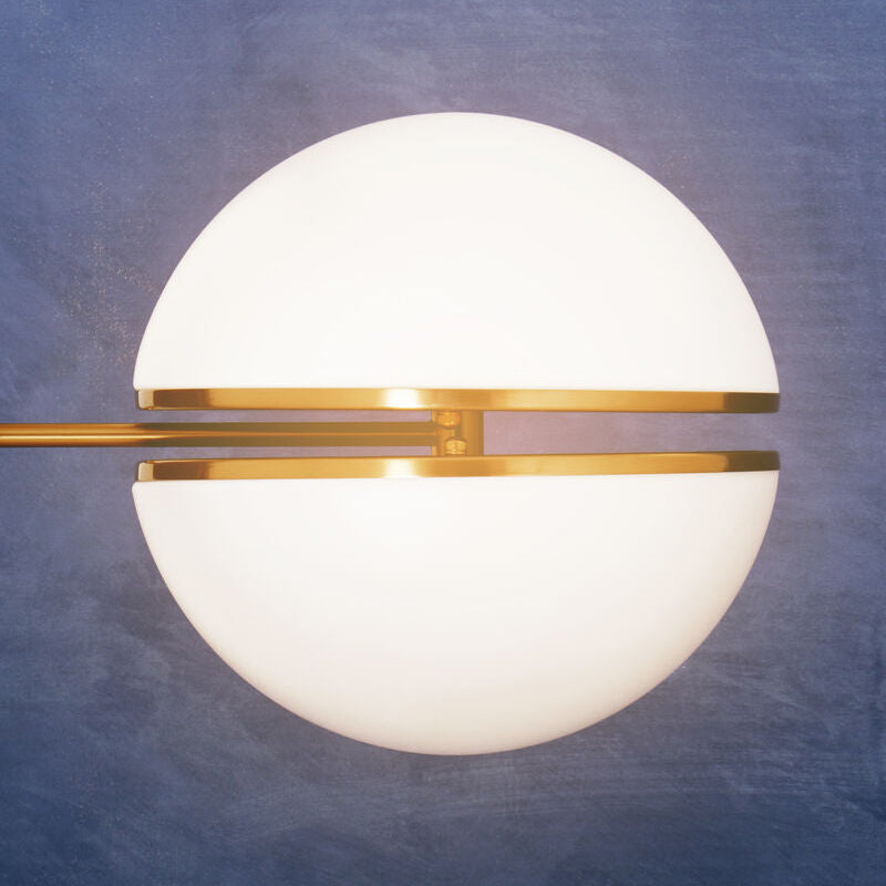 Abira Brushed Brass Ball Wall Light - Image 2