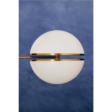 Abira Brushed Brass Ball Wall Light - Image 6