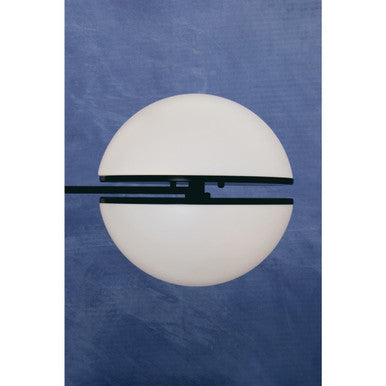 Abira Matt Black Ball Wall Light - Image 6