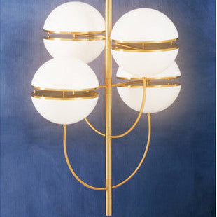Abira Four Ball Brass Pendant Light - Image 2
