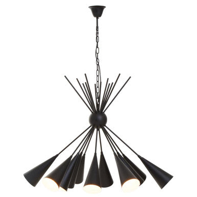 Yara Matt Black Pendant Light - Image 1