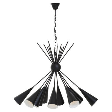 Yara Matt Black Pendant Light - Image 2