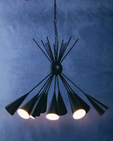 Yara Matt Black Pendant Light - Image 3
