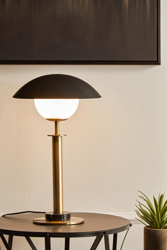 Octavia Gold Finish Metal Table Lamp - Image 9