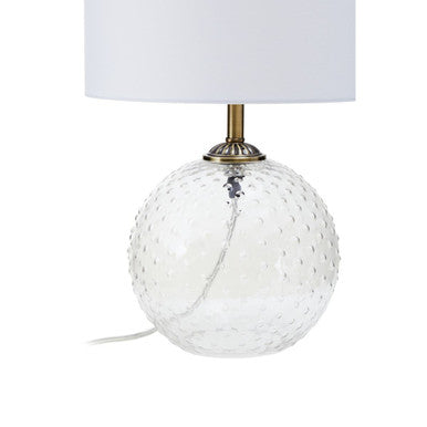 Noa Clear Glass Table Lamp