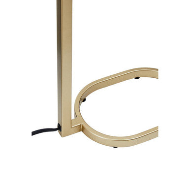 Lara Black Shade With Gold Finish Metal Frame Table Lamp