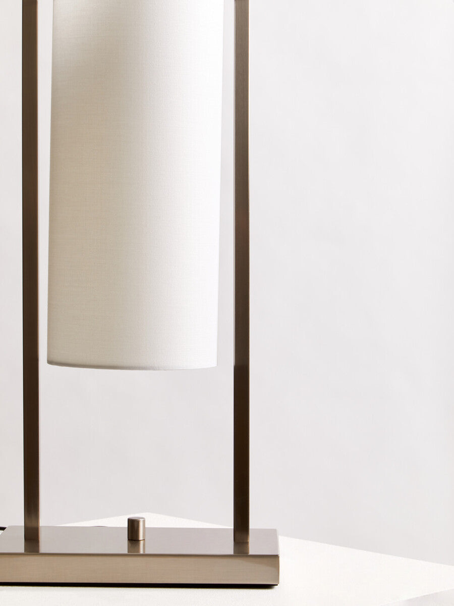 Atkins Nickel Finish Table Lamp