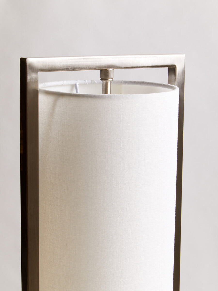 Atkins Nickel Finish Table Lamp