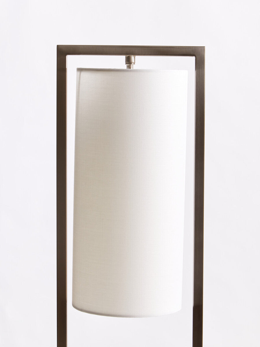 Atkins Nickel Finish Table Lamp