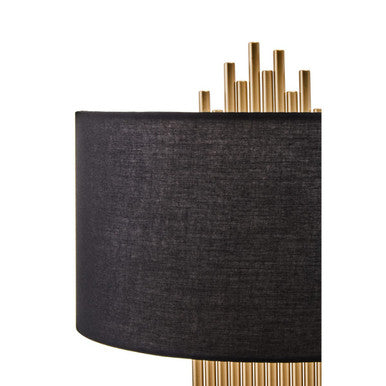 Impero Table Lamp With Black Linen Shade - Image 5