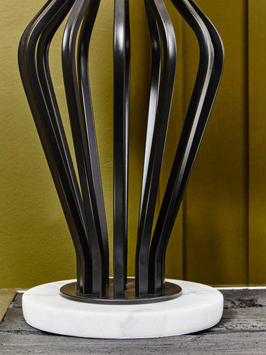 Zada Black And White Table Lamp - Image 4