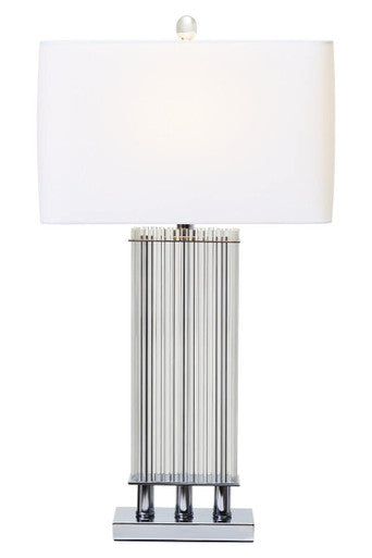 Elana Table Lamp With Matte Silver Base