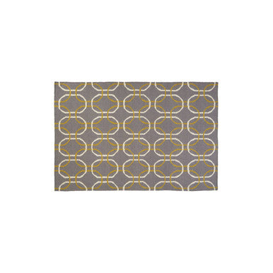 Bosie Oslo Grey White and Green Rug