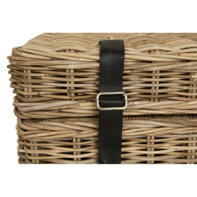 Argento Greywash Rattan Storage Trunks