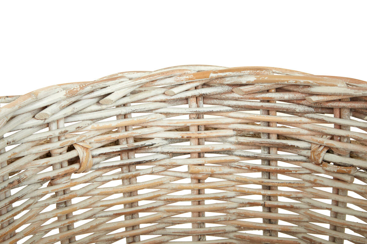 Argento Whitewash Rattan Storage Baskets - Image 4