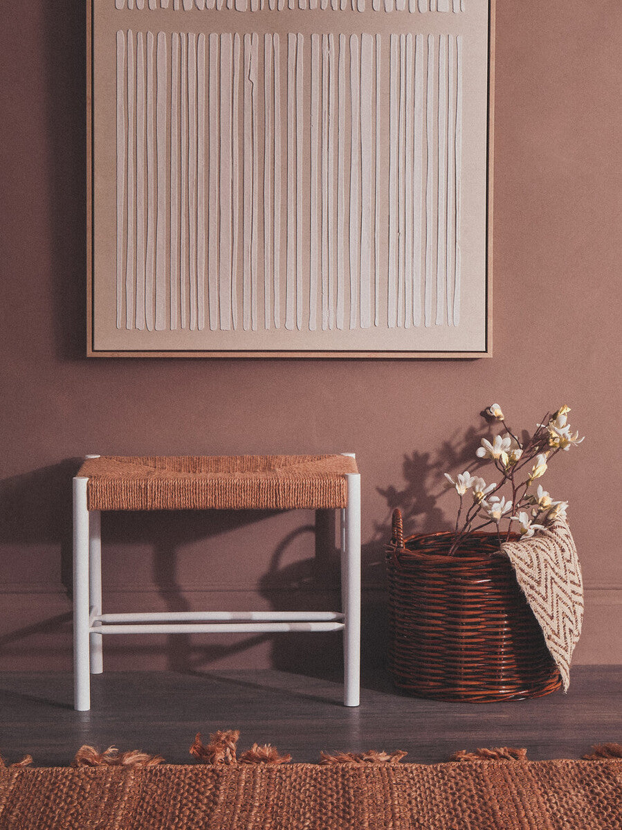 Argento Brown Rattan Storage Baskets- Set of 3