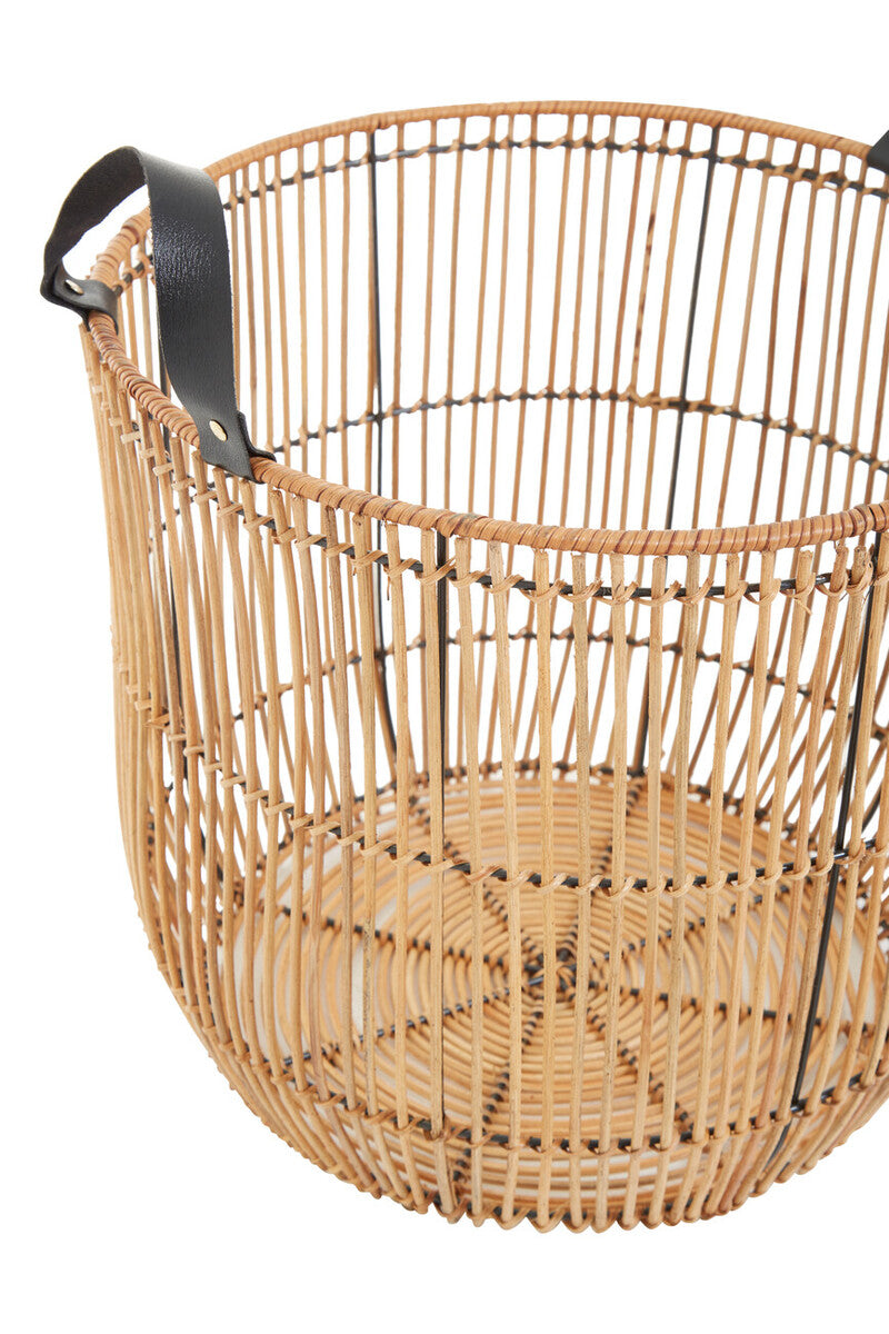 Batu Set Of 2 Natural Rattan Baskets