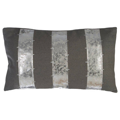 Bosie Kensington Townhouse Grey and Silver Cushion