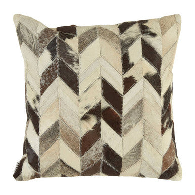 Bosie Safira Black And White Patchwork Cushion Cover - Image 1