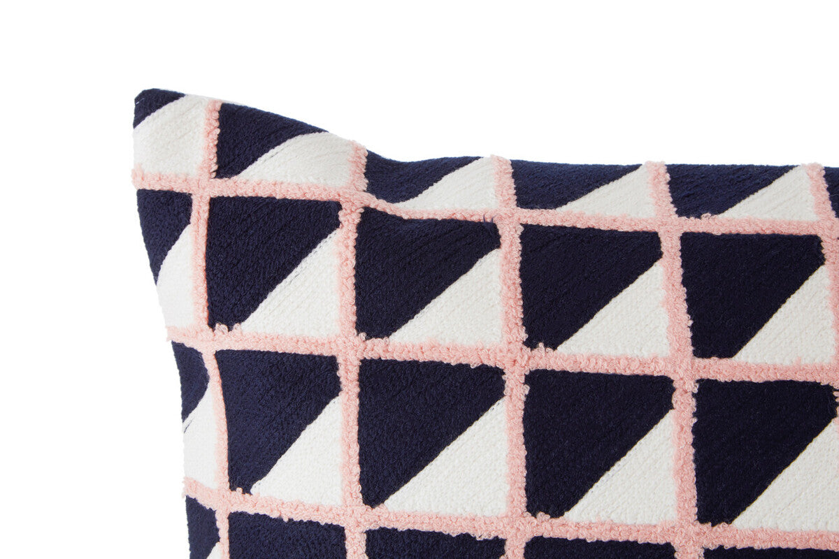 Bosie Ozella Grid Design Cushion