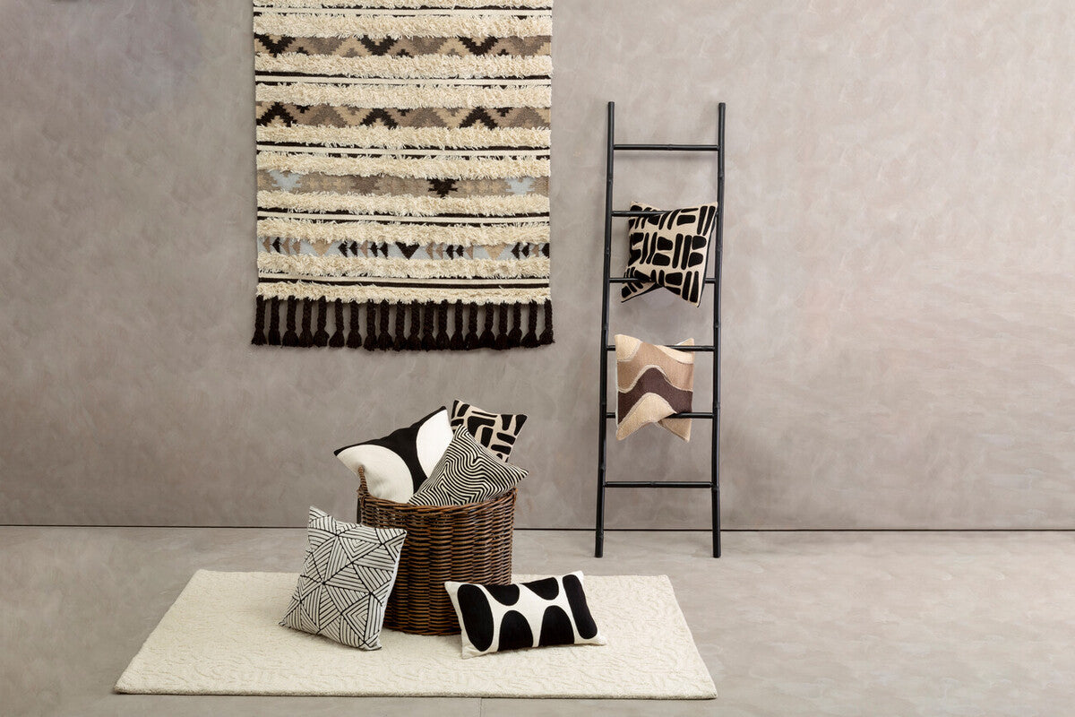 Bosie Ozella Natural And Black Rectangular Cushion - Image 8