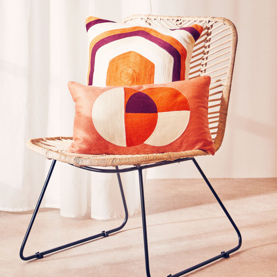 Bosie Ozella Multicolour Rectangular Cushion