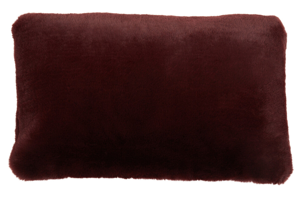 Bosie Lamina Red Wine Rectangular Cushion - Image 1