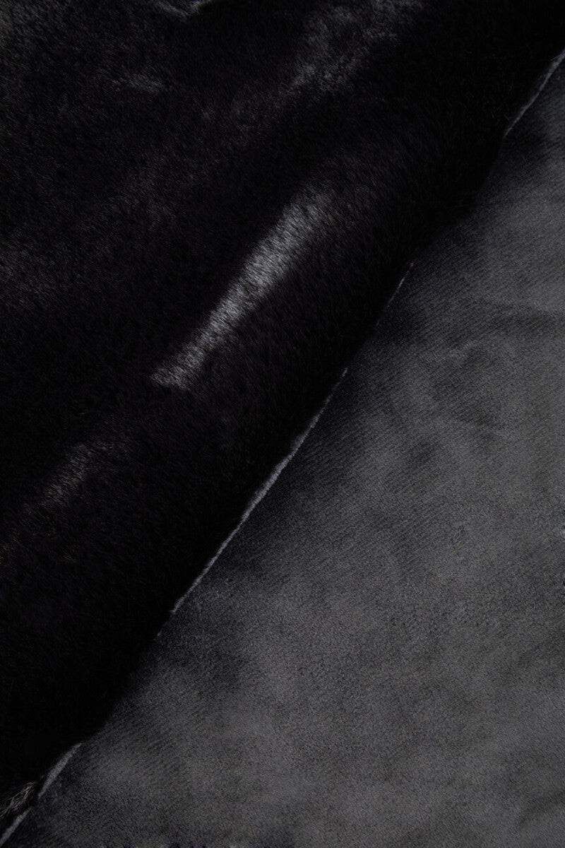 Bosie Lamina Black Fur Throw - Image 7