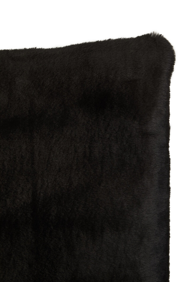 Bosie Lamina Black Square Fur Cushion - Image 7