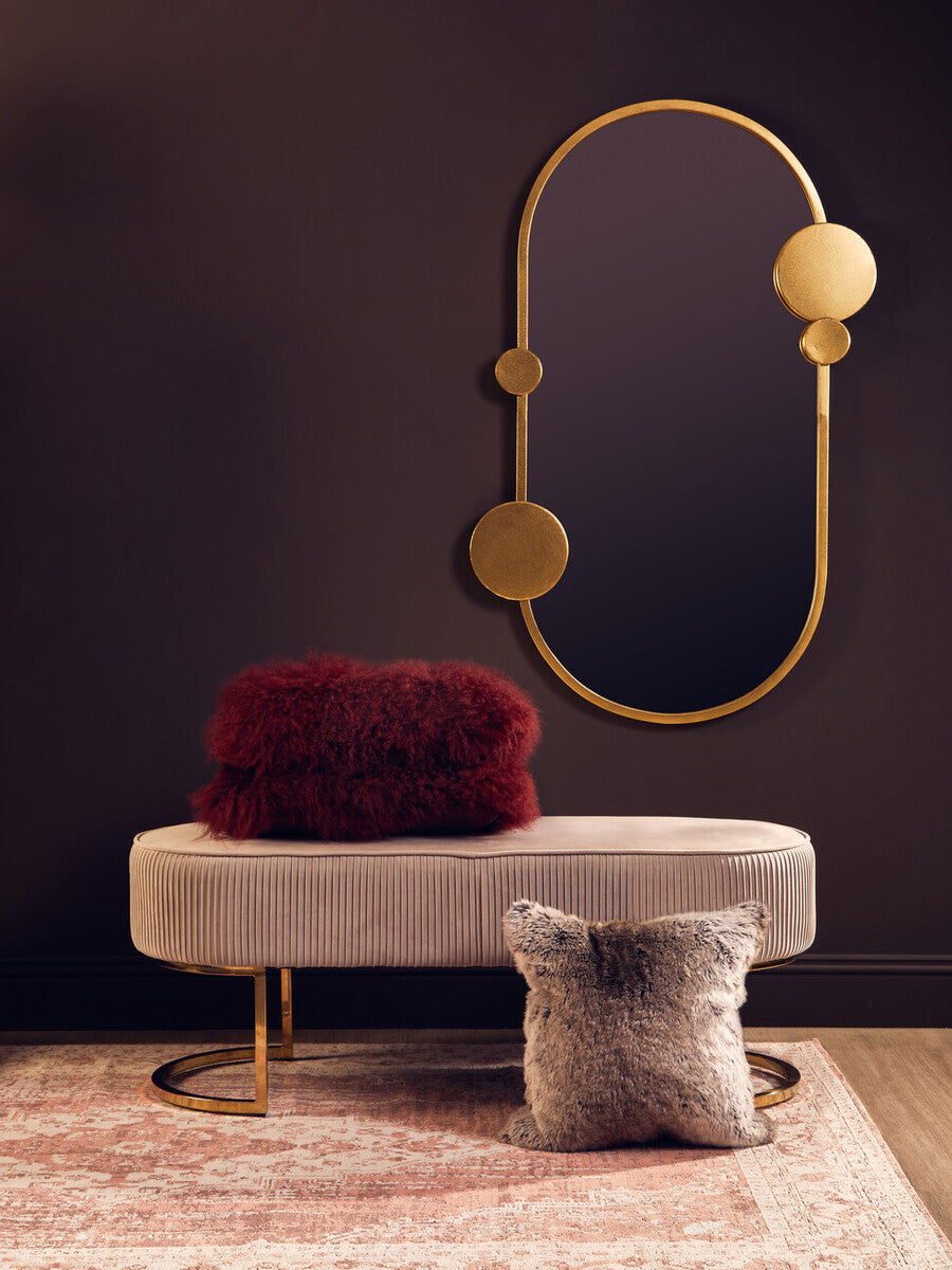 Bosie Lamina Mocha Ombre Square Fur Cushion - Image 13