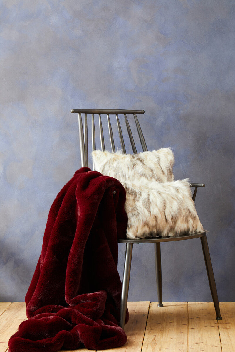 Bosie Lamina Natural Fur Square Fur Cushion - Image 5