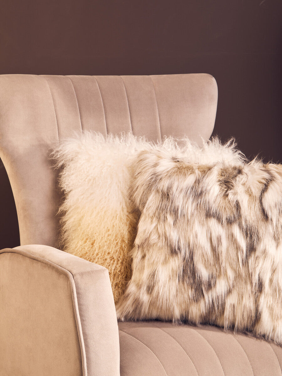 Bosie Lamina Natural Fur Square Fur Cushion - Image 8