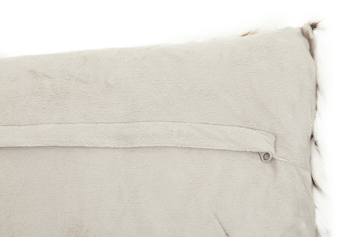 Bosie Lamina Animal Print Rectangular Fur Cushion