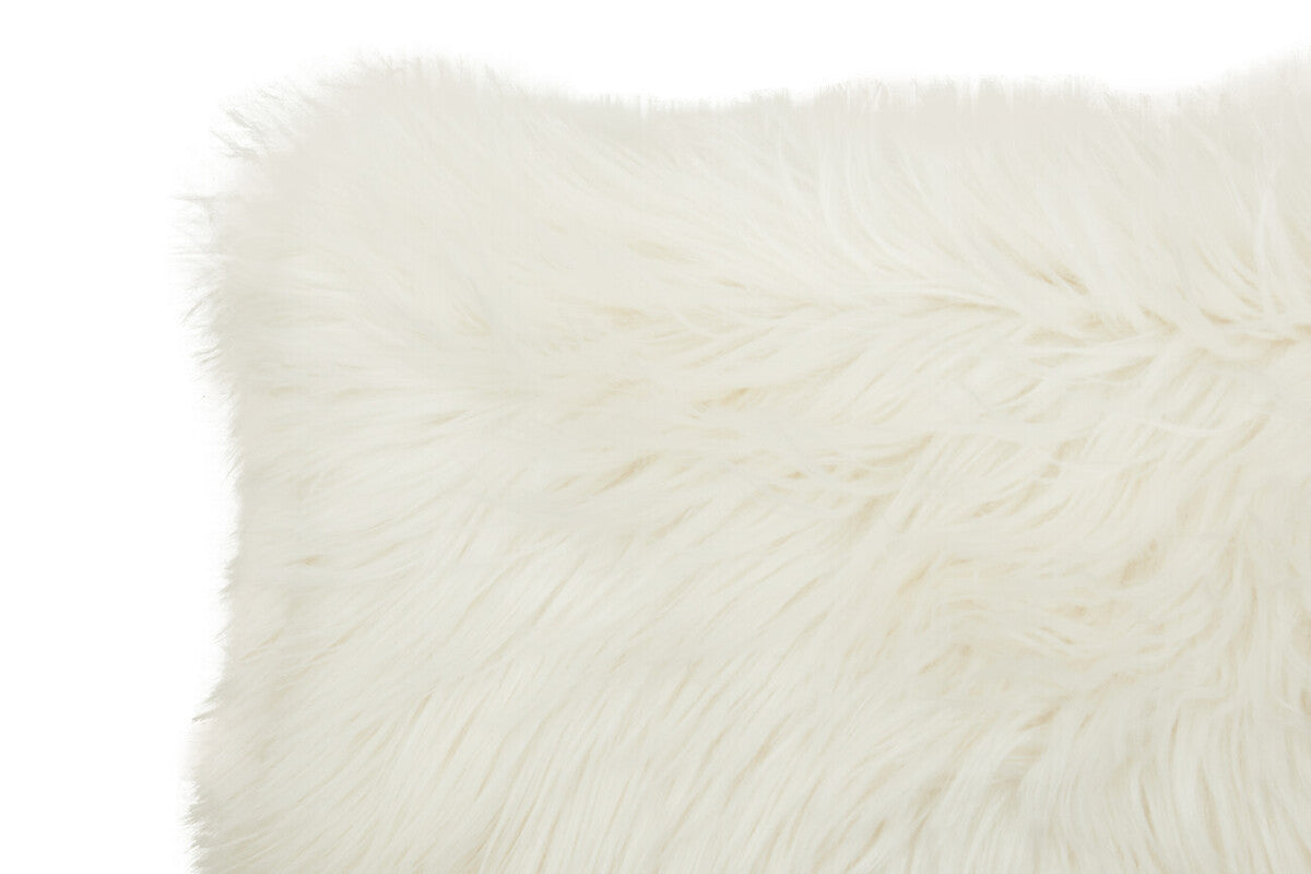 Bosie Lamina Cream Fur Cushion - Image 6