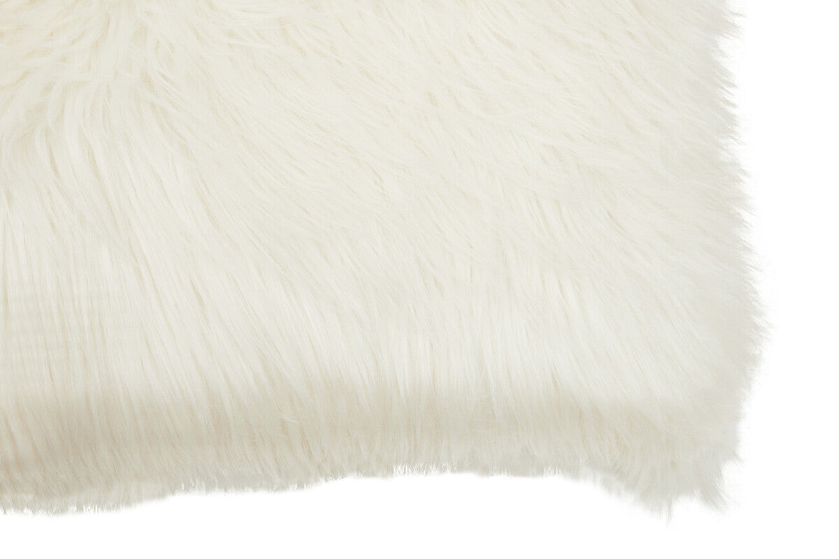 Bosie Lamina Cream Fur Cushion - Image 7