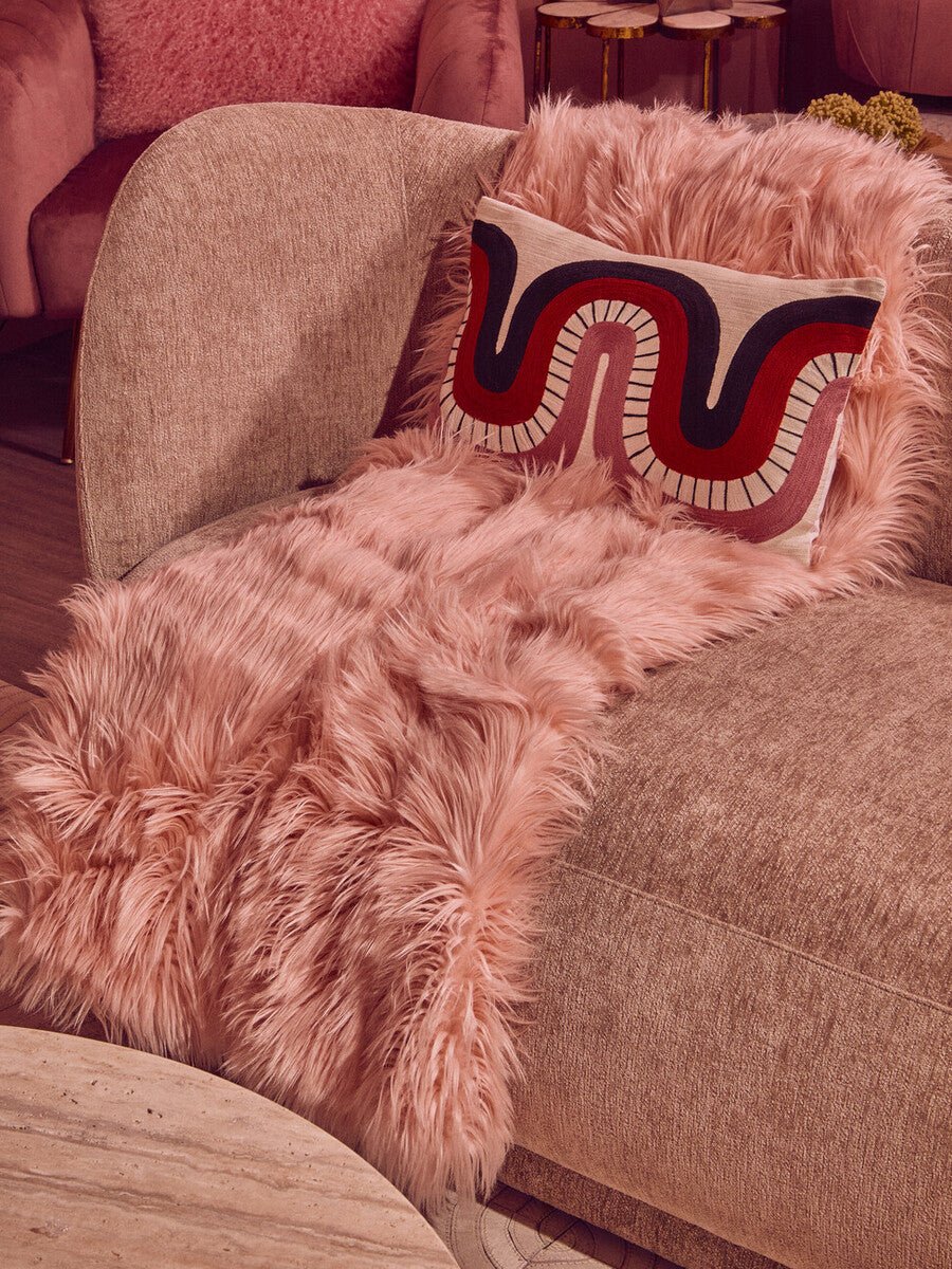 Bosie Lamina Pink Throw