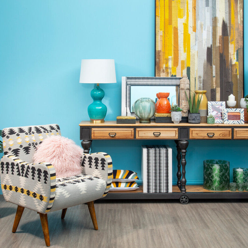 Bosie Real Mongolian Fur Pink Round Cushion - Image 2