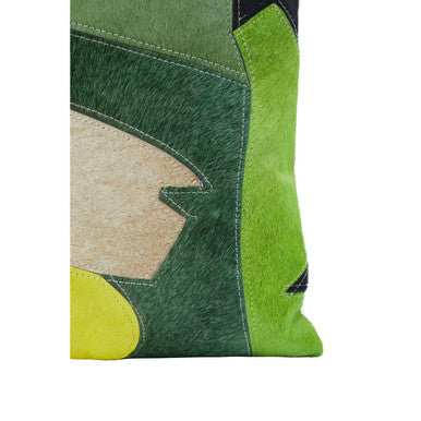 Bosie Safira Botanical Hair on Leather Cushion - Image 10