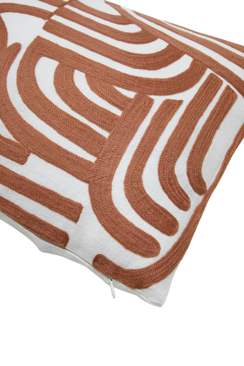 Bosie Ozella Natural and Terracotta Cushion - Image 13