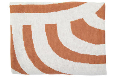 Bosie Ozella Natural And Terracotta Throw - Image 3