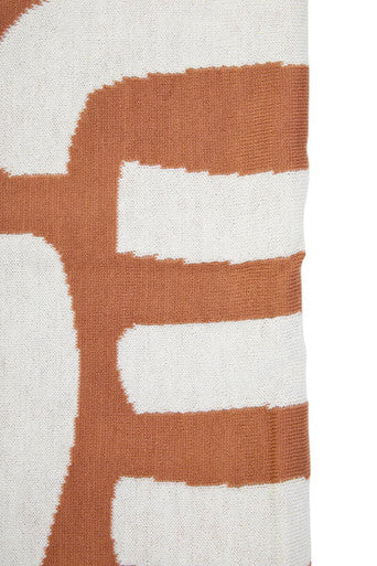 Bosie Ozella Natural And Terracotta Throw - Image 15