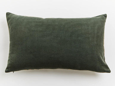 Bosie Ozella Natural And Green Rectangular Cushion