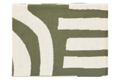 Bosie Ozella Natural And Green Throw