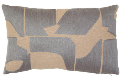 Bosie Ozella Natural And Grey Cushion - Image 1